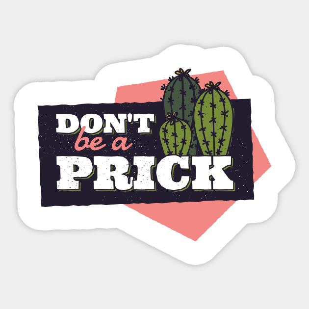 Cactus Prick Design Sticker by LR_Collections